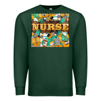 Sports Green Green And Yellow Nurse Premium Sweatshirt - LillyAllenDesigns