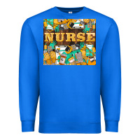 True Royal Green And Yellow Nurse Premium Sweatshirt - LillyAllenDesigns
