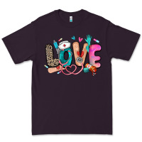 Plum love nurse Premium Tee - Zillion Design Studio
