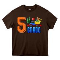 Chocolate Brown Fifth Grade Heavy Core Tee - RanaPortraitStore