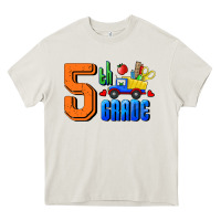 Cream Fifth Grade Heavy Core Tee - RanaPortraitStore