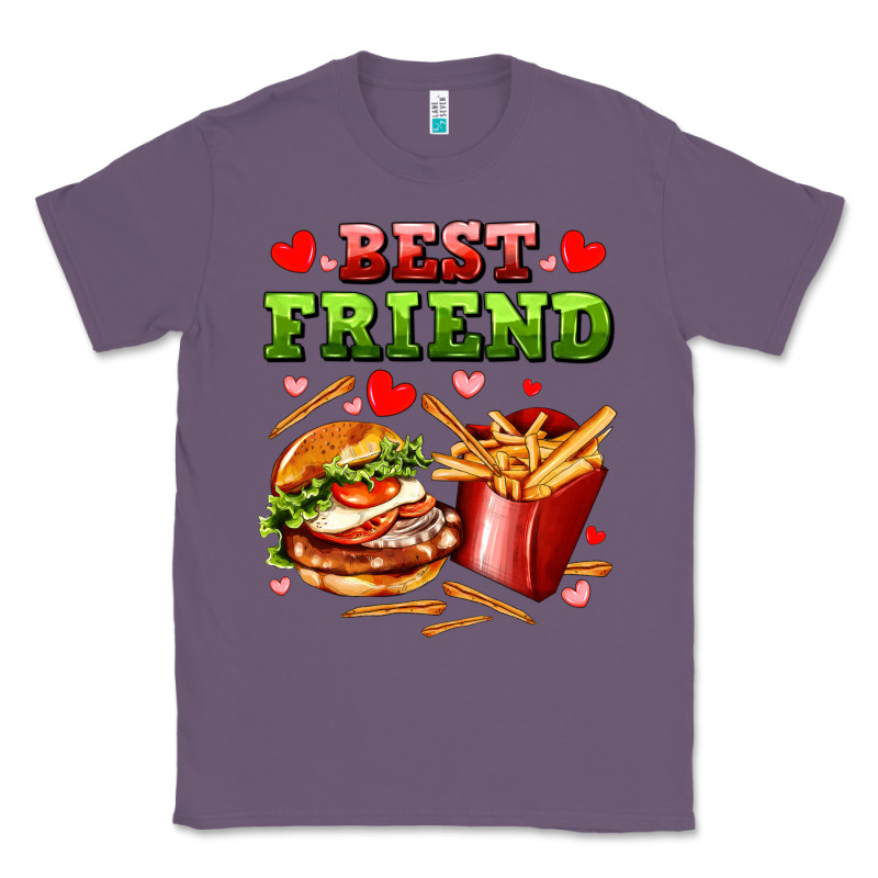 Best Friend Hamburger Potatoes Classic Tee by AdoDesignShop | Teevron