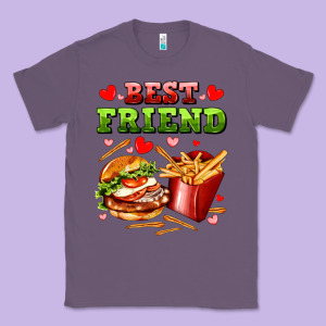 Best Friend Hamburger Potatoes Classic Tee Designed By Adodesignshop