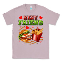Lilac best friend hamburger potatoes Classic Tee - AdoDesignShop