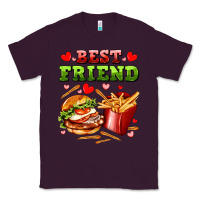 Plum best friend hamburger potatoes Classic Tee - AdoDesignShop