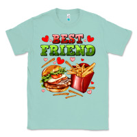 Seafoam best friend hamburger potatoes Classic Tee - AdoDesignShop