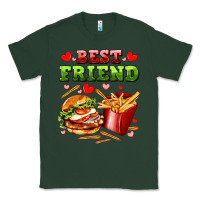 Sports Green best friend hamburger potatoes Classic Tee - AdoDesignShop