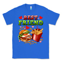 True Royal best friend hamburger potatoes Classic Tee - AdoDesignShop