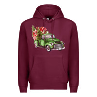 Burgundy green truck Premium Hoodie - Bettercallsaul