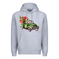 Heather Grey green truck Premium Hoodie - Bettercallsaul