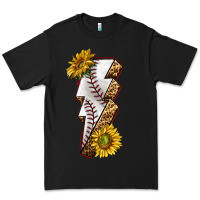 Black sport baseball  lightning bolt Premium Tee - texasbilliewilder