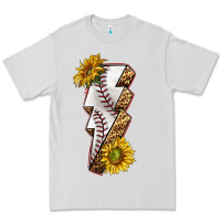 Dove Grey sport baseball  lightning bolt Premium Tee - texasbilliewilder