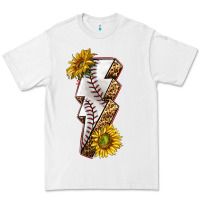 White sport baseball  lightning bolt Premium Tee - texasbilliewilder