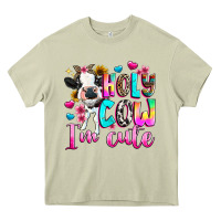 Mossy holy cow  m cute Heavy Core Tee - texasbilliewilder