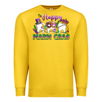 Lemon mardi gras celebration with teeth Premium Sweatshirt - LillyAllenDesigns
