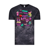 Cloud Black come on teacher lets go party Vintage Tee - AdoDesignShop