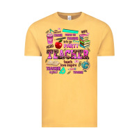 Vintage Mustard come on teacher lets go party Vintage Tee - AdoDesignShop