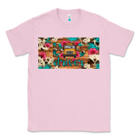 Bubblegum Pink bus driver school bus cowhide license plate Classic Tee - Artiststas