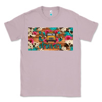 Lilac bus driver school bus cowhide license plate Classic Tee - Artiststas