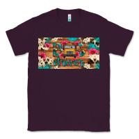 Plum bus driver school bus cowhide license plate Classic Tee - Artiststas