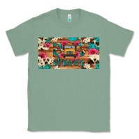 Sage bus driver school bus cowhide license plate Classic Tee - Artiststas
