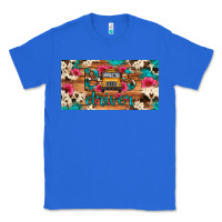 True Royal bus driver school bus cowhide license plate Classic Tee - Artiststas