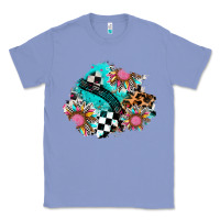 Colony Blue race sunflower patches Classic Tee - AdoDesignShop