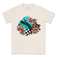 Natural race sunflower patches Classic Tee - AdoDesignShop
