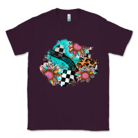 Plum race sunflower patches Classic Tee - AdoDesignShop