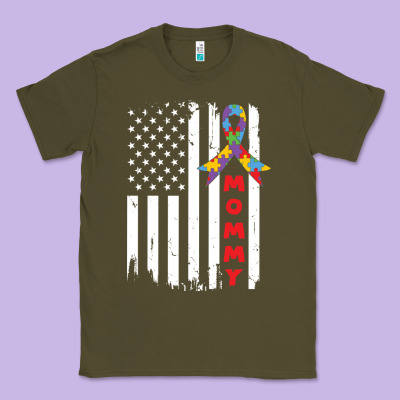 Lil Autism Mom Classic Tee Designed By Cowhidedigitalart