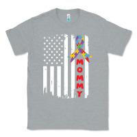 Heather Grey lil autism mom Classic Tee - CowhideDigitalArt