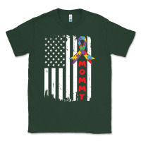 Sports Green lil autism mom Classic Tee - CowhideDigitalArt