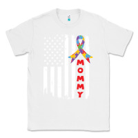 White lil autism mom Classic Tee - CowhideDigitalArt