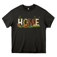 Asphalt home camping Heavy Core Tee - texasbilliewilder