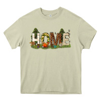 Mossy home camping Heavy Core Tee - texasbilliewilder