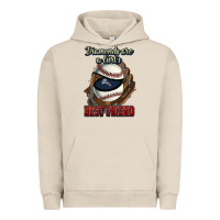 Pigment French Oak Diamonds are a girl's best friend Baseball Urban Hoodie - HowdyJamesFarm