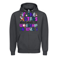 Smoke if the stars were made to worship so will i Zipper Hoodie - MaliasSmallBusiness