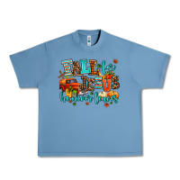 Pebble Blue fall for jesus he never leaves Urban Heavy Tee - AdoDesignShop