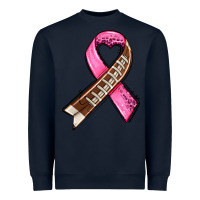 Navy breast cancer sport ribbons Heavyweight Sweatshirt - AdoDesignShop