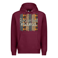 Burgundy Baseball Mama Premium Hoodie - Bettercallsaul