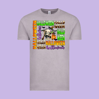 Halloween Vintage Tee Designed By Adodesignshop