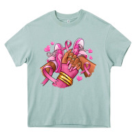 Arona Breast Cancer afro girl sneakers Heavy Core Tee - RanaPortraitStore