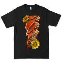 Black sport basketball lightning bolt Premium Tee - texasbilliewilder