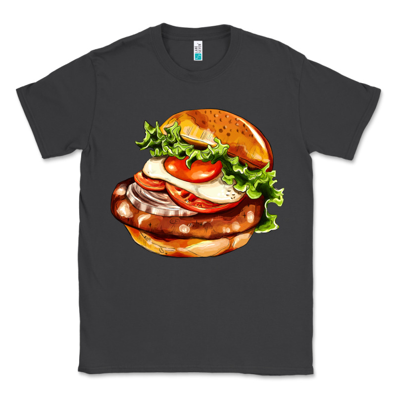American Hamburger Classic Tee by AdoDesignShop | Teevron