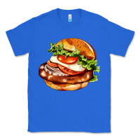 True Royal American hamburger Classic Tee - AdoDesignShop
