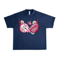 Navy Hour Breast Cancer Bra Urban Heavy Tee - Artiststas