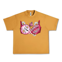 Peanut Butter Hour Breast Cancer Bra Urban Heavy Tee - Artiststas