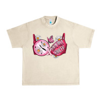 Sandshell Hour Breast Cancer Bra Urban Heavy Tee - Artiststas
