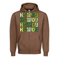 Chestnut howdy st patrick s day Zipper Hoodie - MaliasSmallBusiness