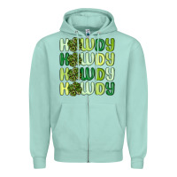Seafoam howdy st patrick s day Zipper Hoodie - MaliasSmallBusiness